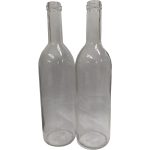 SCREW CAP BOTTLES CLEAR & GREEN
