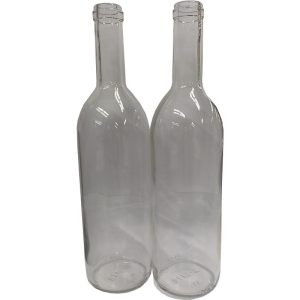 SCREW CAP BOTTLES CLEAR & GREEN