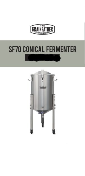 GRAINFATHER SF 70 CONICAL FERMENTER
