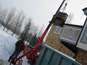 Indoor and Outdoor Lifting Service in Winnipeg